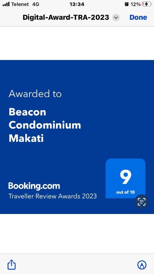 Beacon Makati Condo Free Pool Access Free Wifi 100Mbps & Free Netflix Манила Екстериор снимка